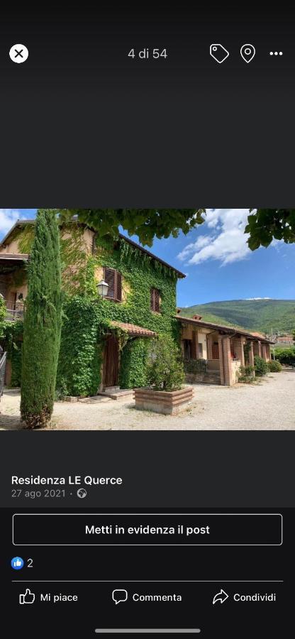 Residenza Le Querce Bilocale Villa Fossato di Vico Eksteriør bilde